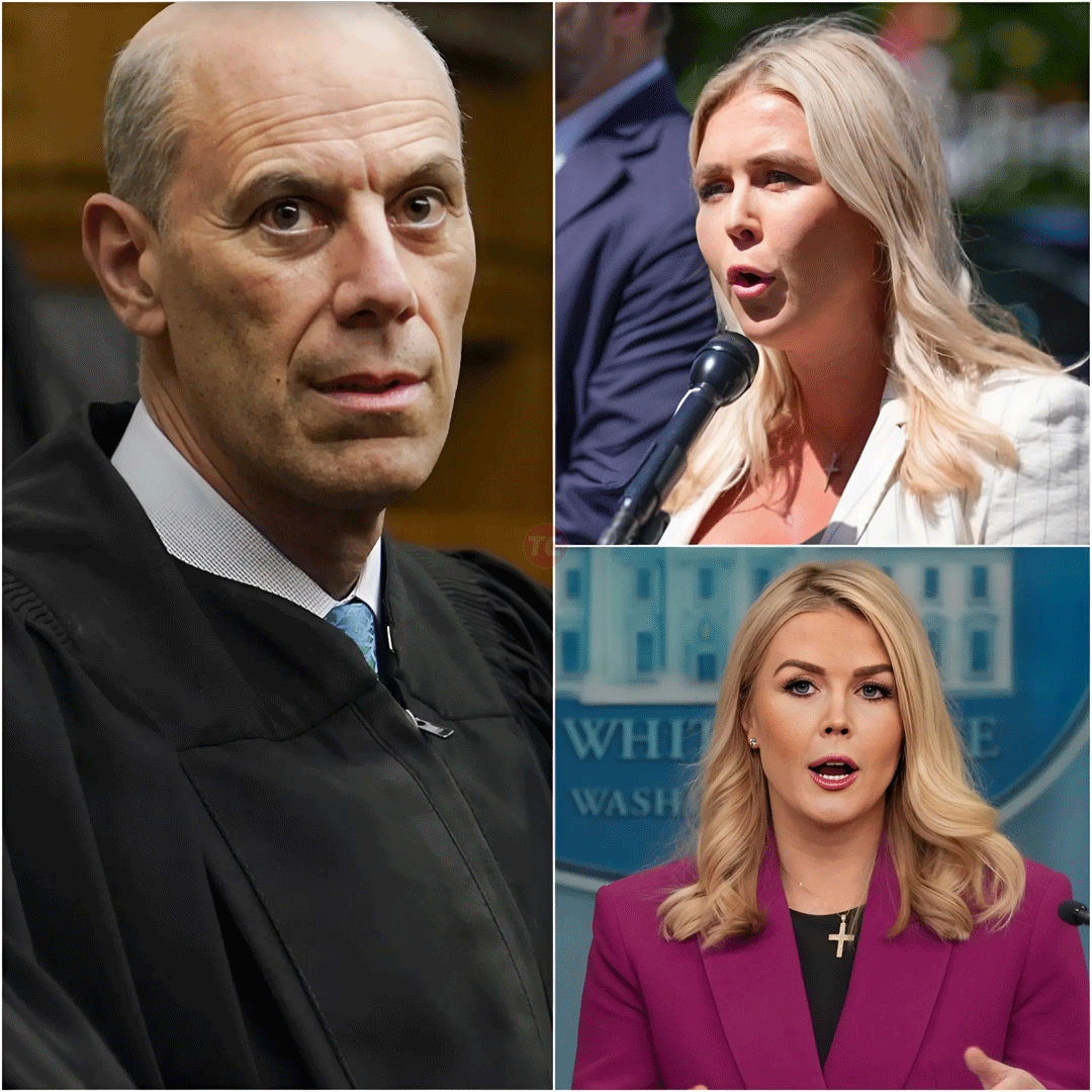 Karoline Leavitt Unleashes Fiery Attack on Federal Judge—And His Wife Too! Is This the New Normal in American Politics?