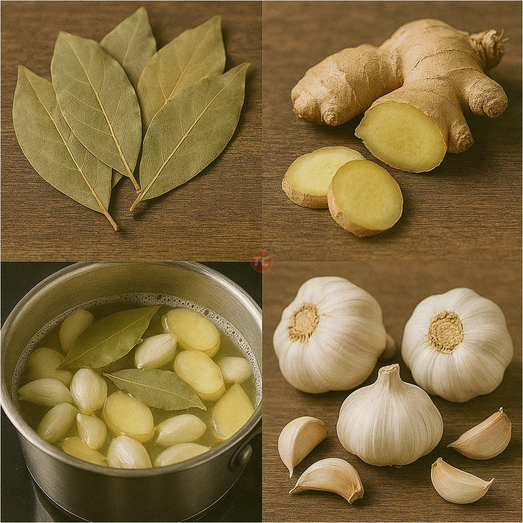 Ginger + Bay Leaves + Garlic: The Ancient Healing Trio Your Body Has Been Waiting For!