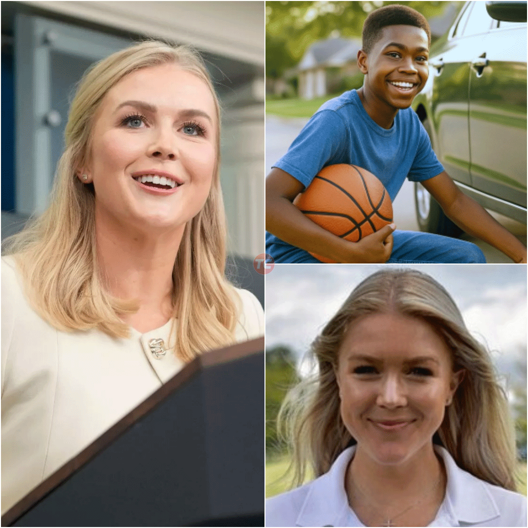 When Karoline Leavitt’s car gave out on a regular afternoon, she expected nothing more than a long wait and a frustrating delay. But fate had other plans. A 13-year-old boy with nothing but a basketball and a heart full of courage stepped in