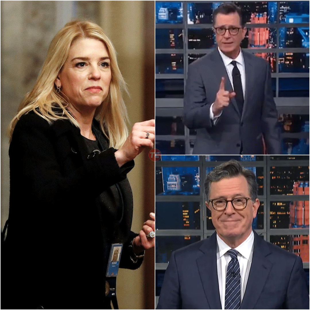 Pam Bondi Shocks Stephen Colbert Live on Air With Brutal Clapback—Audience Gasps, Producers Panic!