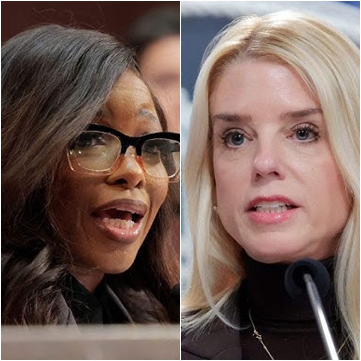 Pam Bondi Drops Bombshell on Jasmine Crockett’s Hidden Past—What Left the Entire Room in Shock