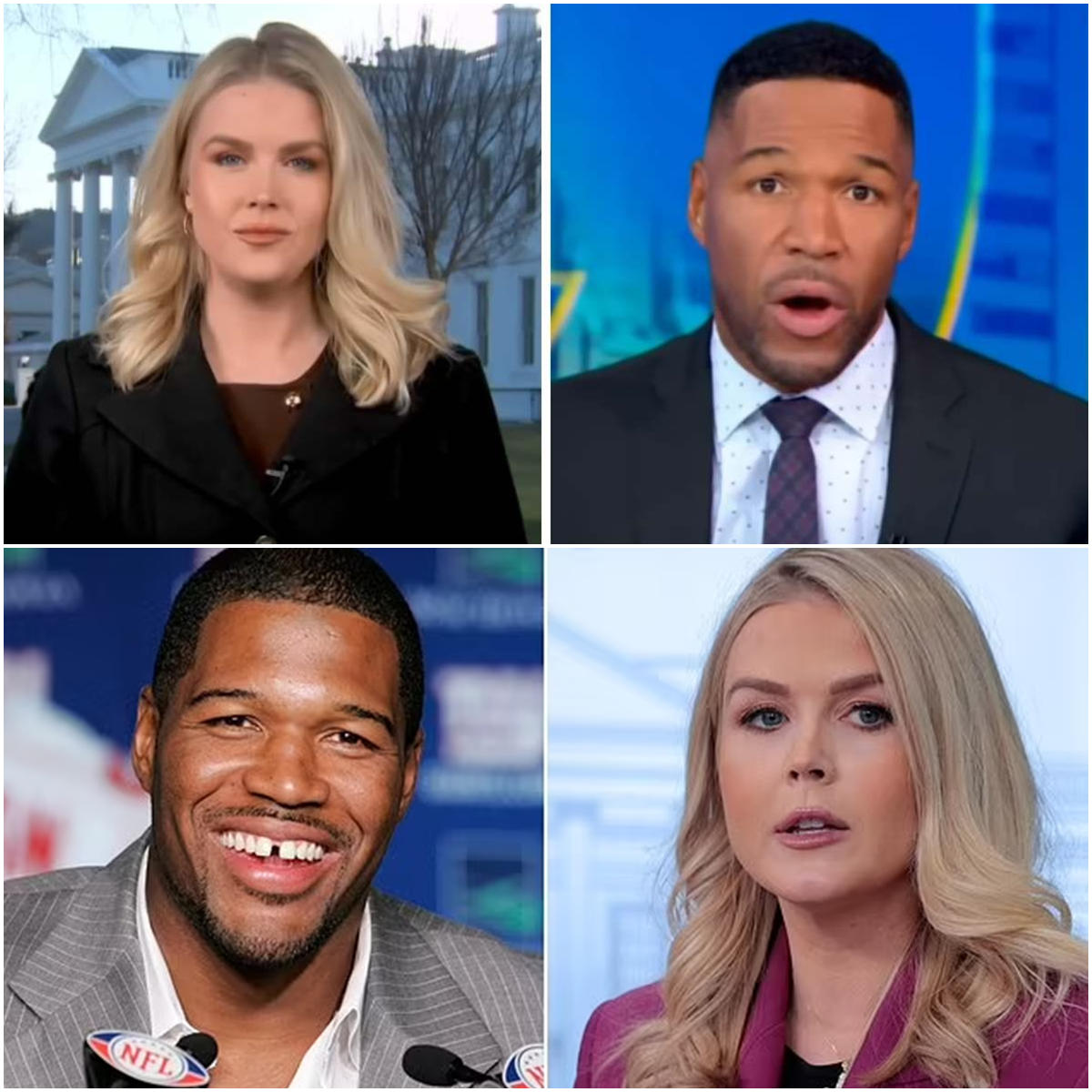 Karoline Leavitt Silences Retired NFL Star in Live TV Showdown—Comeback Goes Viral