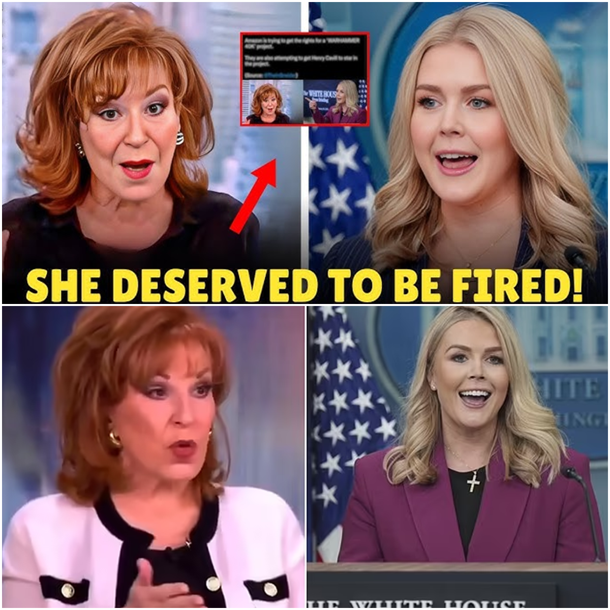Karoline Leavitt Shuts Down Joy Behar on The View—Fiery Exchange Leaves Studio in Chaos