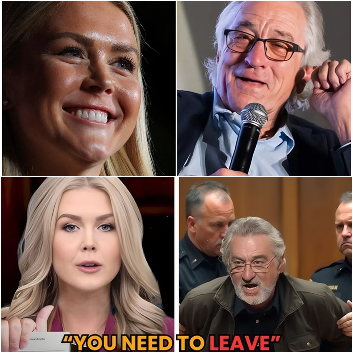 Karoline Leavitt vs. Robert De Niro: The Live TV Showdown That Shattered Hollywood’s Illusions
