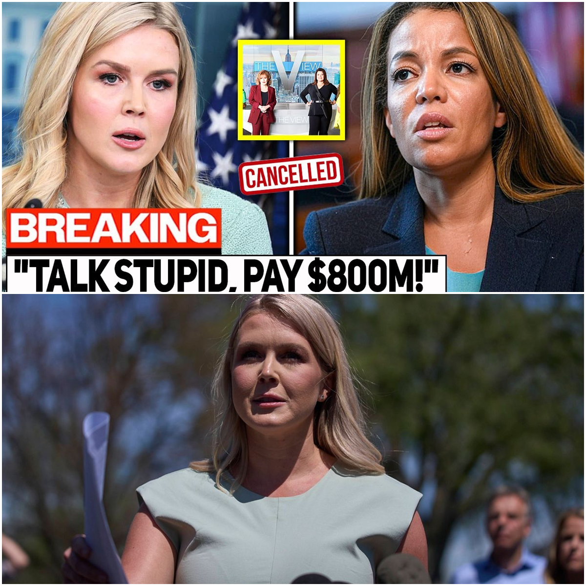 Karoline Leavitt Sues ‘The View’ for Live TV Defamation—Court Greenlights Explosive Case!