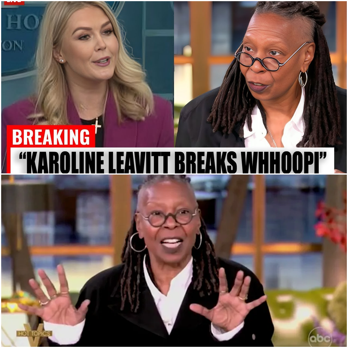 Karoline Leavitt WINS Lawsuit Against Whoopi Goldberg—Her Reaction Leaves America Speechless